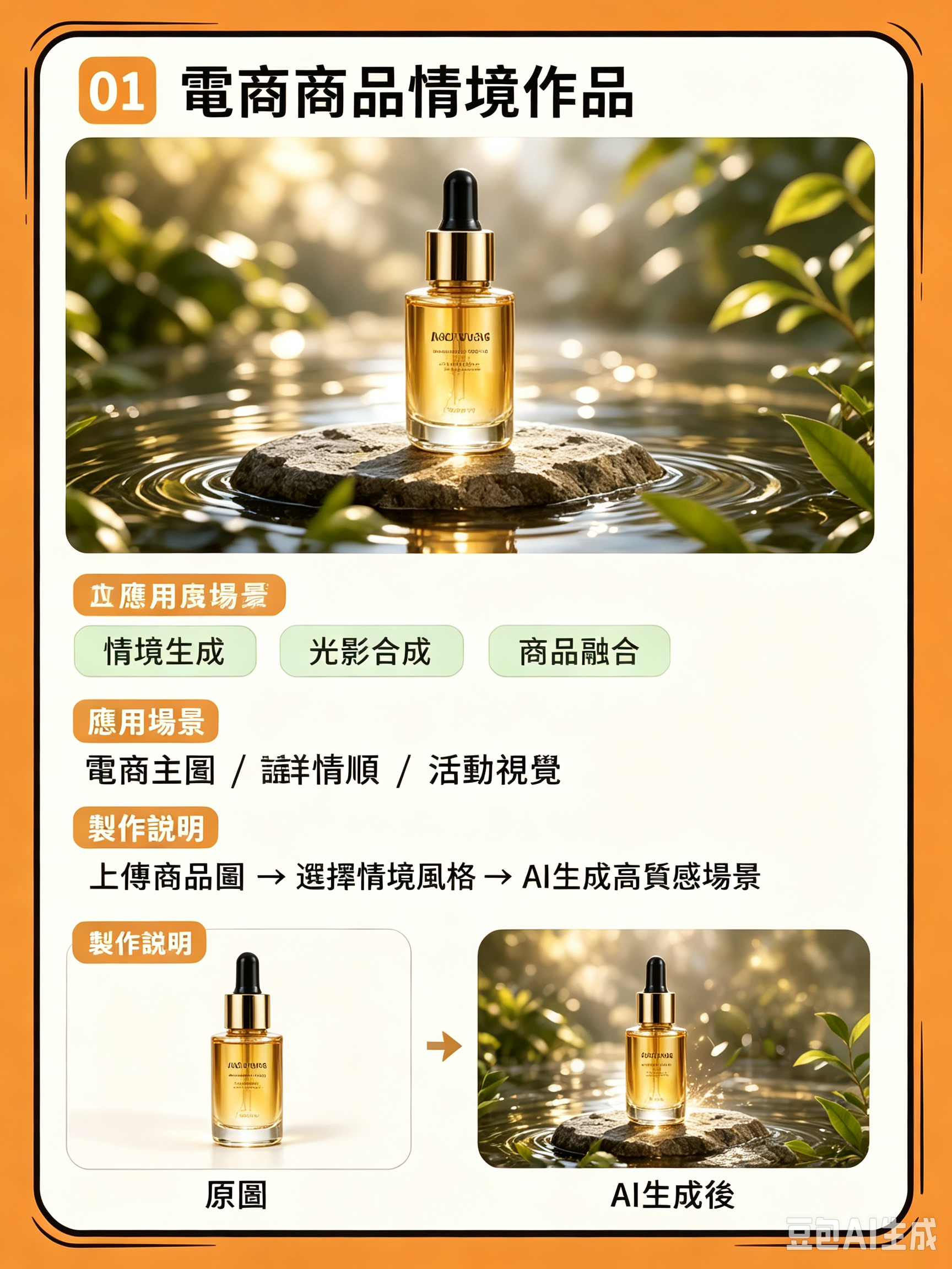 電商商品情境作品