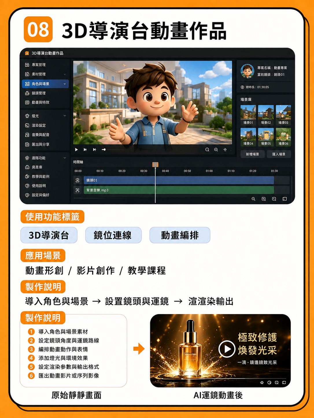 3D 導演台動畫作品